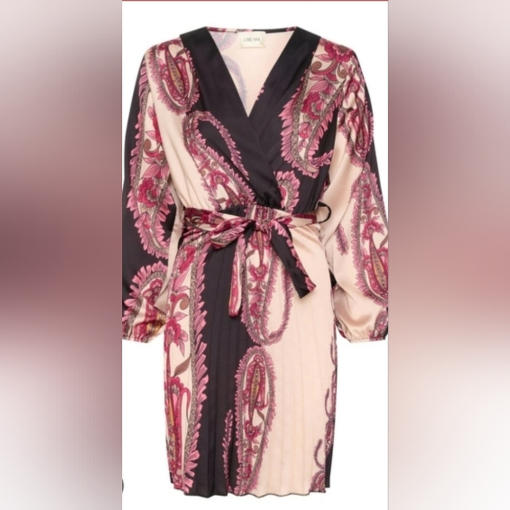 Pink Paisley Dress